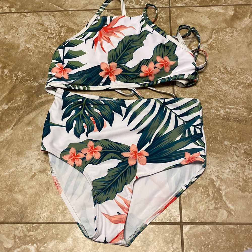 SHEIN tropical bikini